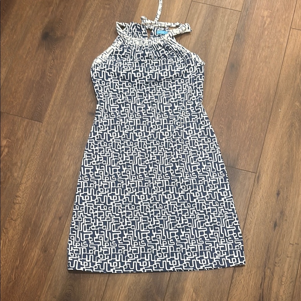 J.McLaughlin Navy and White Dress XS